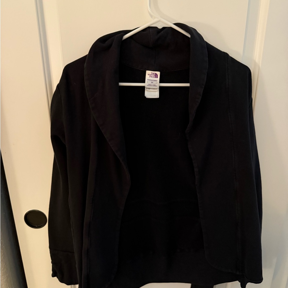 The North Face Women's Sweatshirt Black Tie Detail Size S